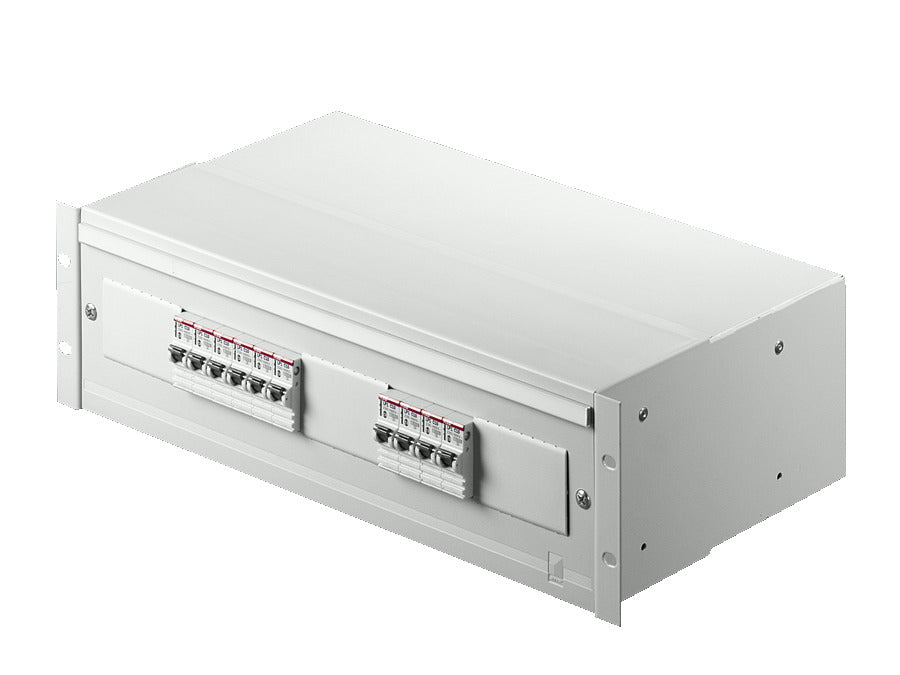 Rittal 19-Inch 3U Sliding Power Distribution Box - 7480300 | Tameson.com