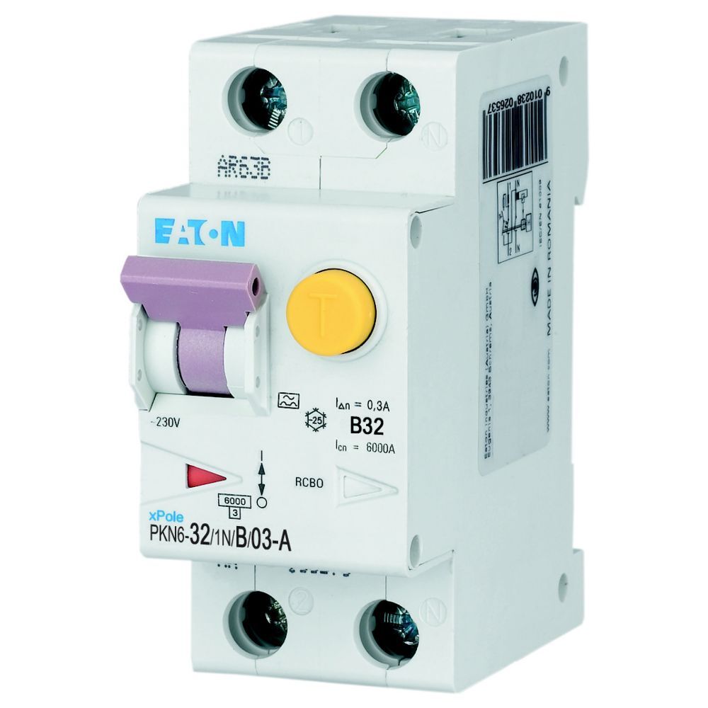 RCD MCB Combo Circuit Breaker 32A 300mA B Curve - 236729