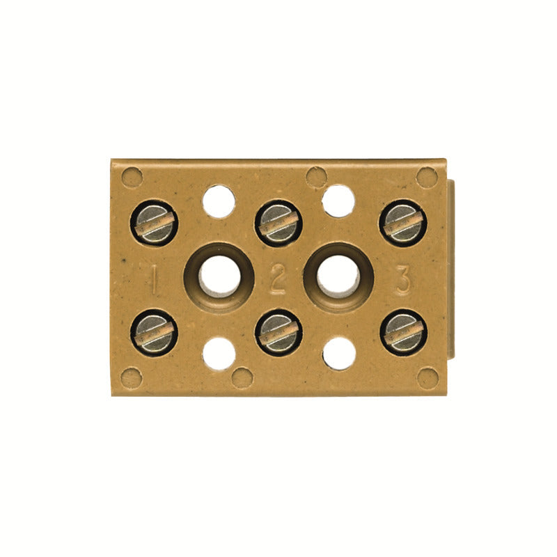 Weidmuller BK3 CRN 3-Pole Terminal Strip 4mm² - 0624920000 [2 Pieces]
