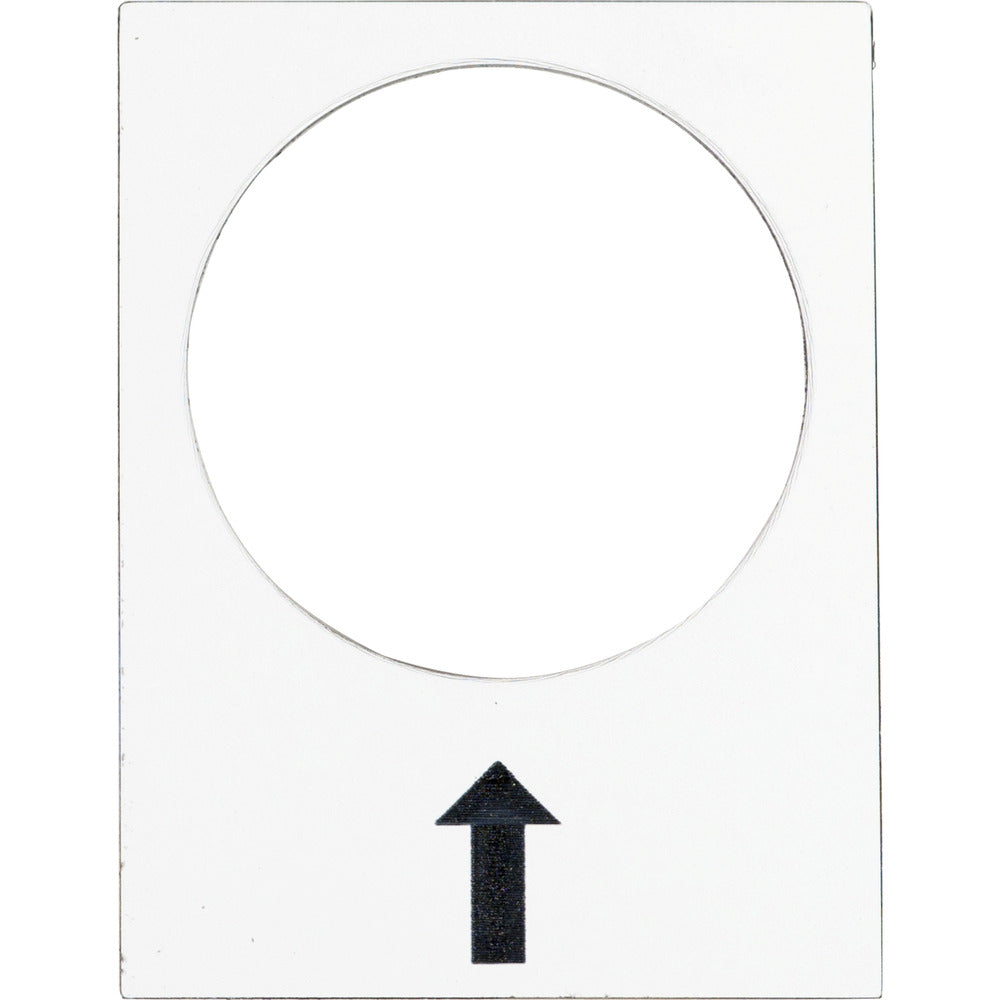 Harmony XB4 Right Arrow Label Holder 30x40mm White - ZB2BY4907 [5 Pieces]