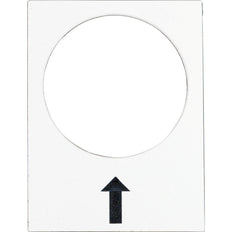 Harmony XB4 Right Arrow Label Holder 30x40mm White - ZB2BY4907 [5 Pieces]