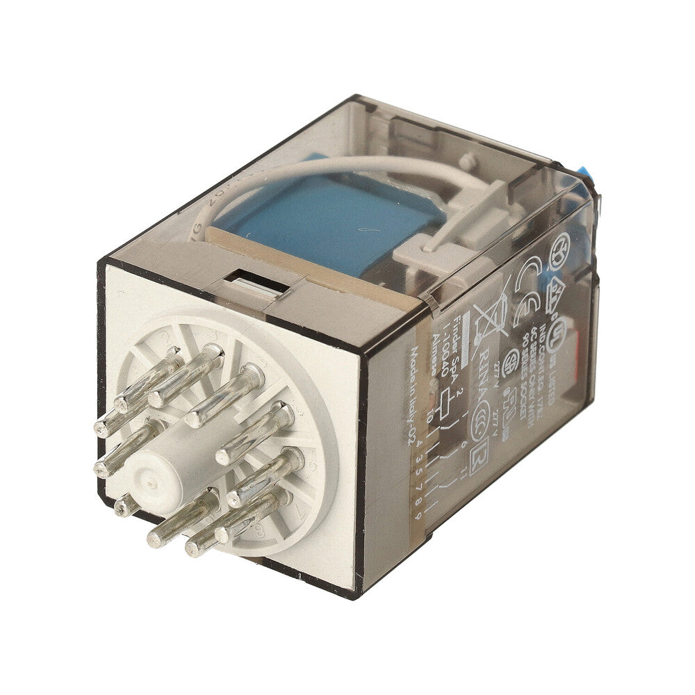 Finder Industrial Relay 3CO 10A 24VDC With Test Button - 60.13.9.024.0040