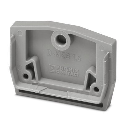 Phoenix Contact D-MZB 1.5 Terminal Block End Cover Gray - 3024177 [50 Pieces]