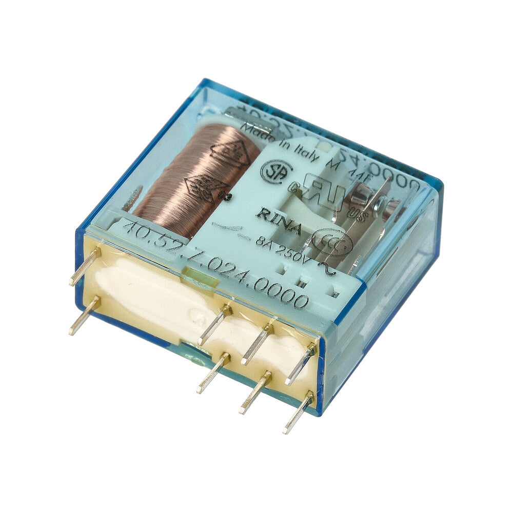 Finder 40.52 PCB Relay 24VDC 8A Dual CO AgNi - 40.52.7.024.0000