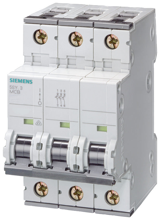 Siemens 5SY4340-7 3-Pole Circuit Breaker 40A 400V - 5SY43407