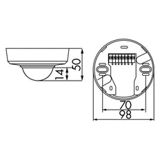 BEG PD2-S Slave Motion Detector 10M Range - 92152