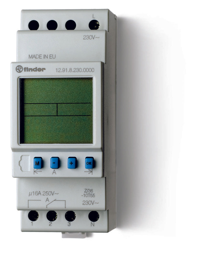 Digital Astro Time Switch 16A 230VAC Weekly Program - 12.91.8.230.0000