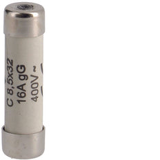 Hager Cylindrical Fuse 16A 400V AC 8.5x32mm - L8532C16 [10 Pieces]