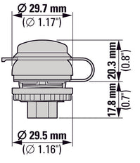 RJ45 Cat 5e Panel Mount Interface IP65 - 147537