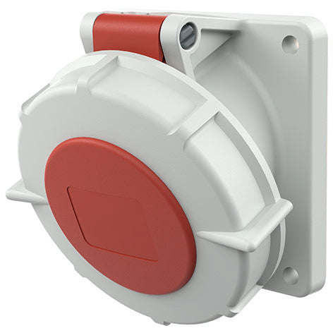 32A 5P 400V IP67 CEE Panel Mount Socket - 3524