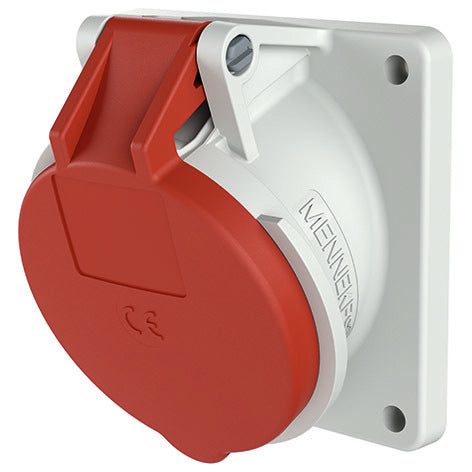 Mennekes CEE 32A 5P 400V IP44 Panel Mount Socket - 3153