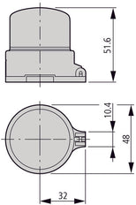 Eaton M22-PL-PV Sealable Emergency Stop Shroud - 216397