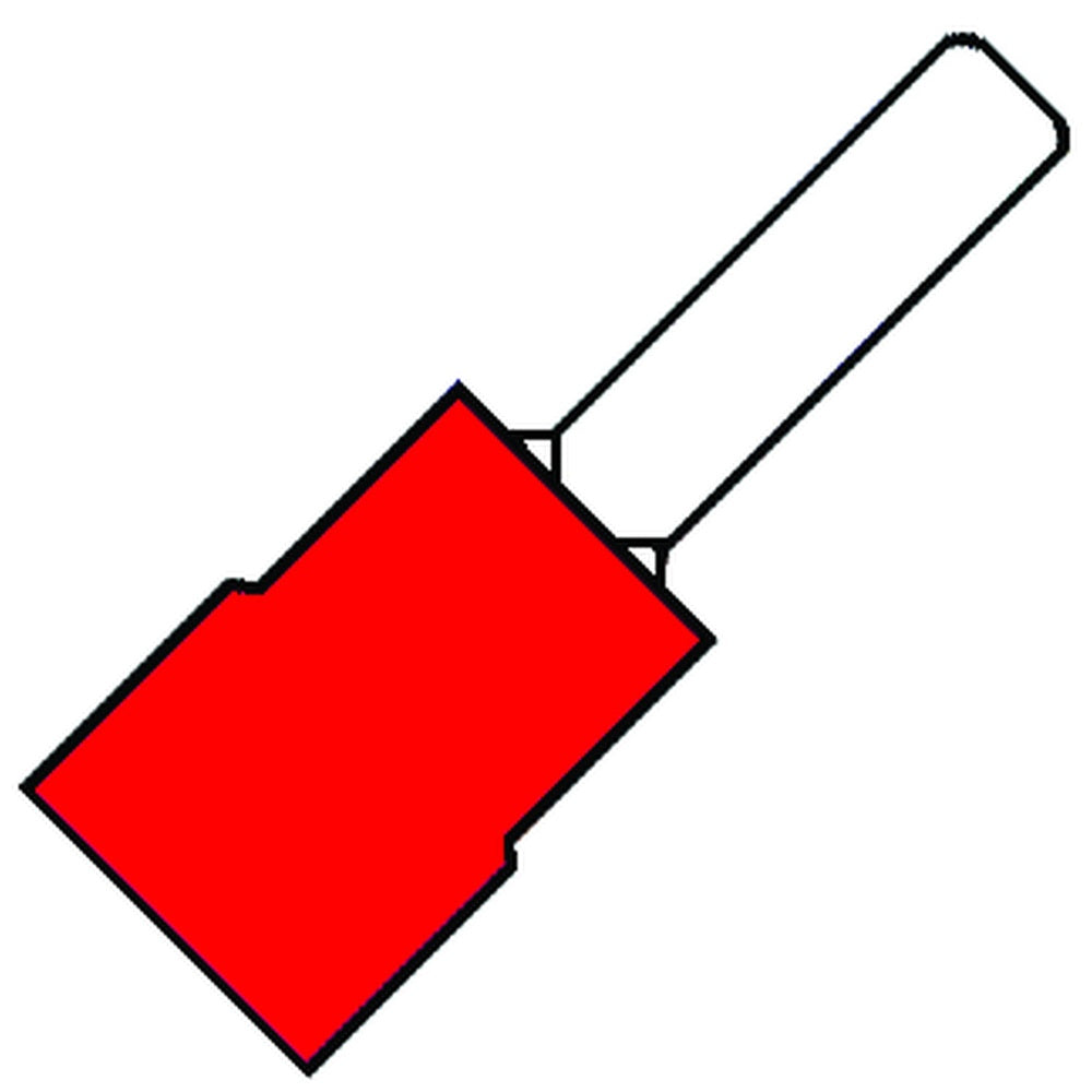 Insulated Flat Pin Connector P10 Red 0.5-1.5mm2 - 100162 [100 Pieces]