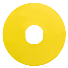 Schneider Electric Emergency Stop Label 90mm Yellow - ZBY8101 [2 Pieces]