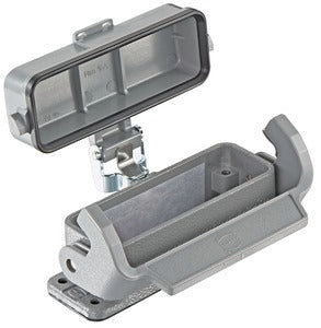 Han 16A Bulkhead Mount Housing With Thermoplastic Cover - 09200160321