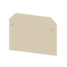 Terminal End Plate 39mm x 1.5mm Beige - 0460560000 [10 Pieces]