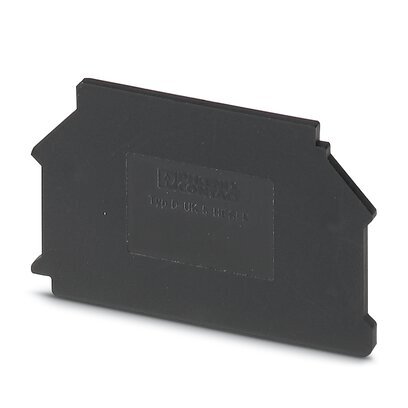 Phoenix Contact End Cover D-UK 5-HESI N Black - 3000543 [10 Pieces]