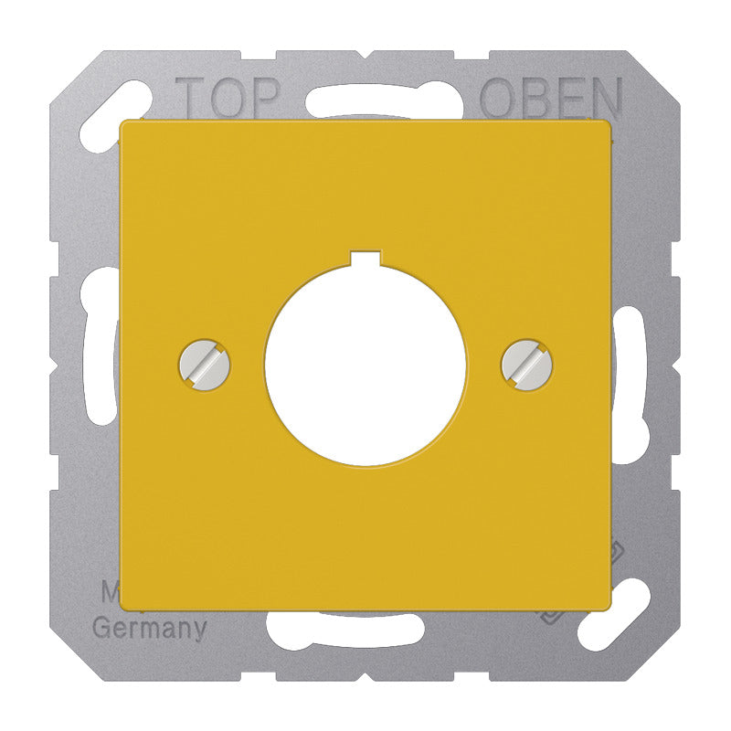 Jung A564GE Round Cover Plate 22.5mm Yellow - A564GE