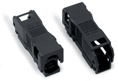 WAGO 2 Pole Strain Relief Housing With Lock Clip Black - 890-502 [5 Pieces]