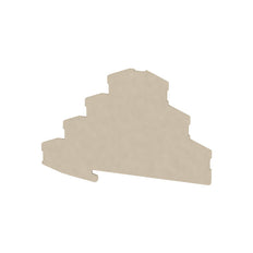 Terminal Block End Plate 101.1mm Protective Cover - 1768010000 [10 Pieces]