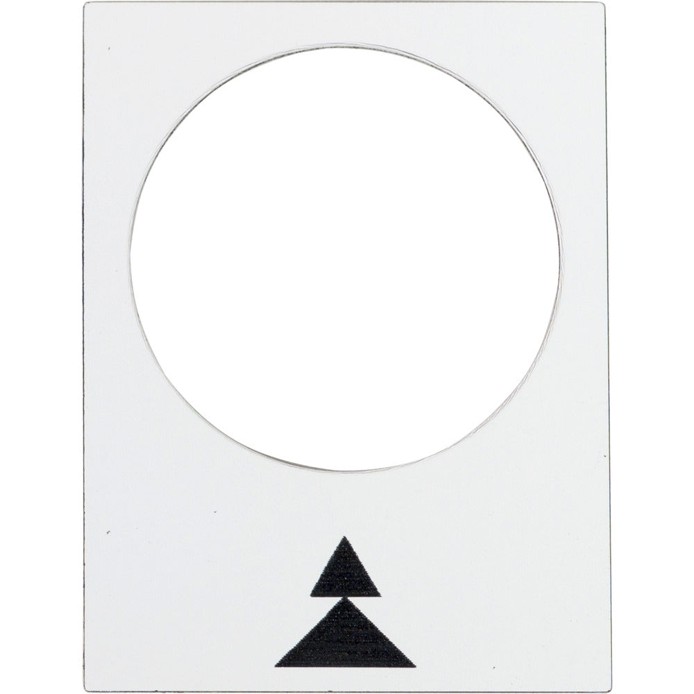 Harmony XB4 Label Plate 30x40mm White Right Slow-Fast - ZB2BY4909 [5 Pieces]