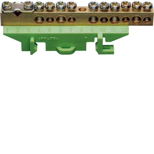 Brass Ground Terminal KM11B 25mm² With Multiple Connections - KM11B [2 Pieces]