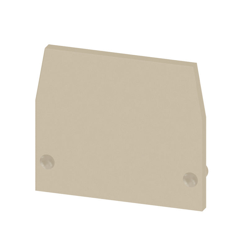 End Plate Terminal Block Protection 22.5 x 1.5 mm Beige - 0340560000 [20 Pieces]
