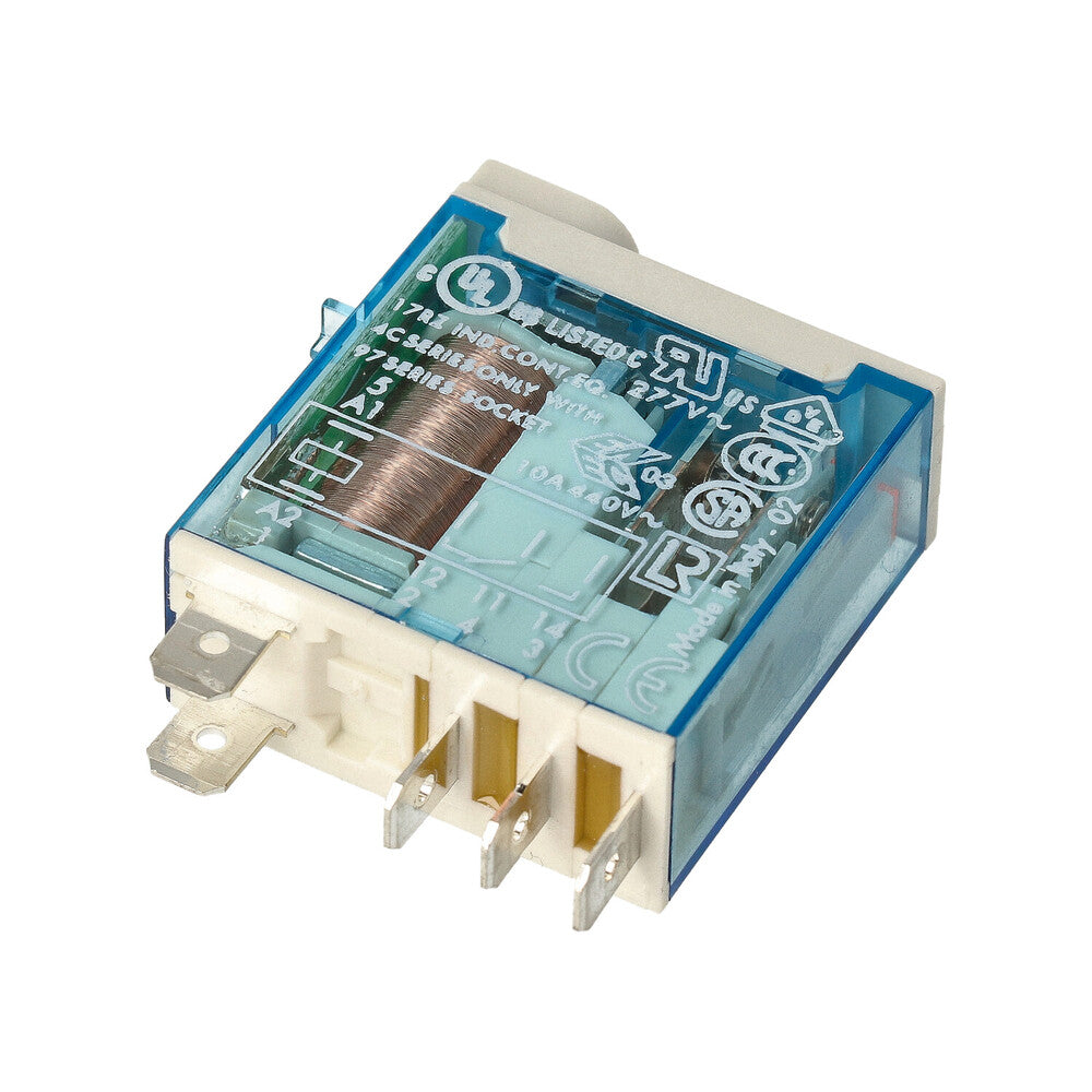 Industrial Mini Relay 16A 24VDC With LED And Test Button - 46.61.9.024.0074
