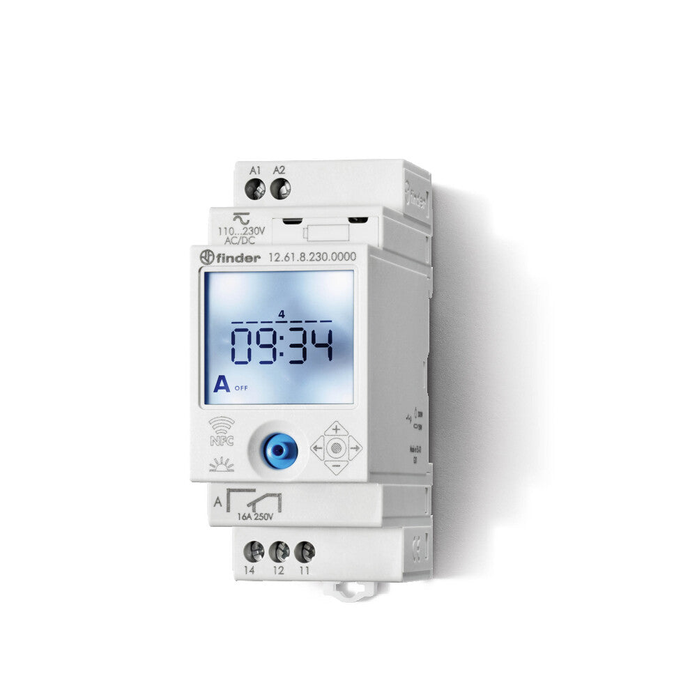Weekly Time Switch Digital Weekly Time Switch 16A 12-24V AC/DC - 12.61.0.024.0000 ...