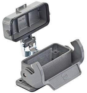 Han 10A Bulkhead Mount Housing With Lever Lock - 09200100321