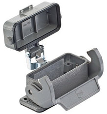 Han 10A Bulkhead Mount Housing With Lever Lock - 09200100321