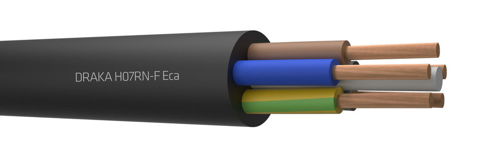 H07RN-F Flexible Neoprene Cable 5G16mm2 Black - 809928 [2 Meters ...