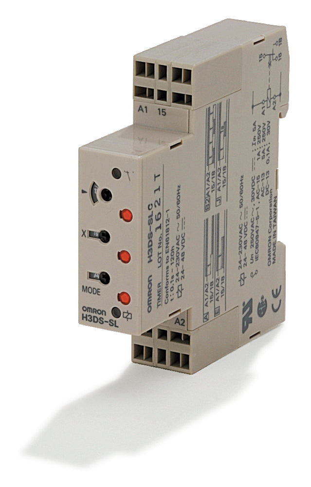 Smart DIN Rail Timer H3DS 24-230V With Delay Function - H3DS8009D