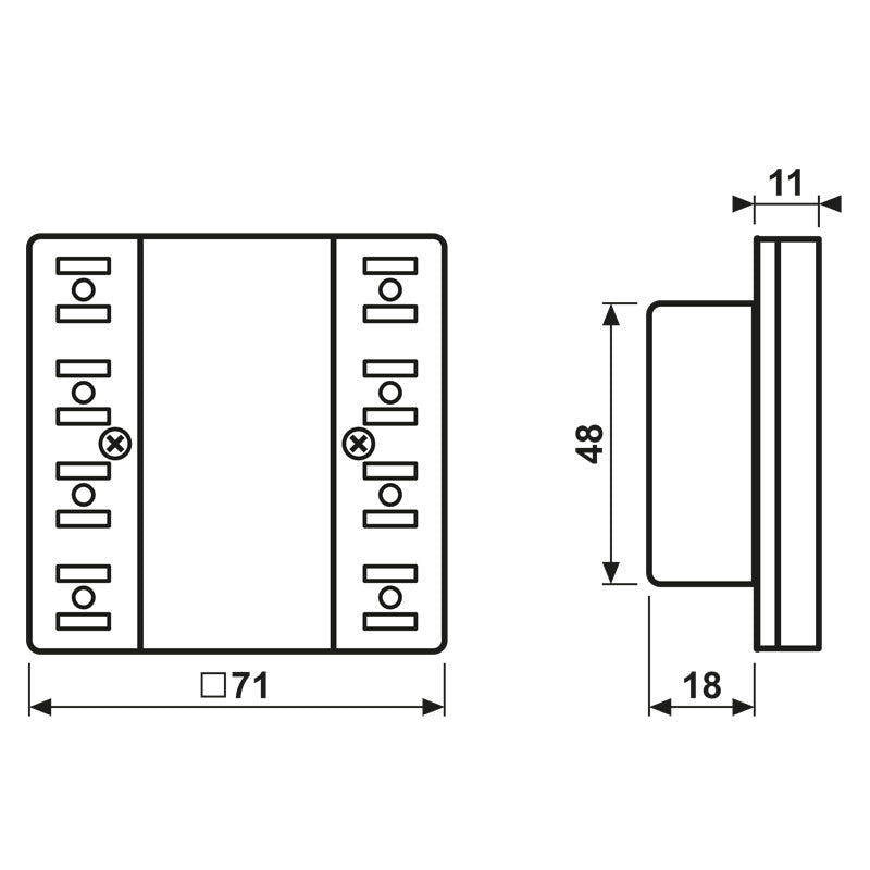 eNet 4 Channel Wall Transmitter Module LS Series - FMLS5004M