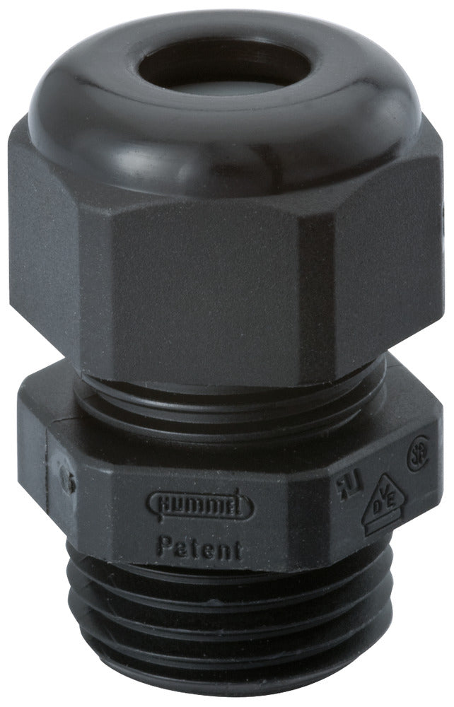 Hummel HSK-K M16 Cable Gland Black PA - 1219160150 [5 Pieces]