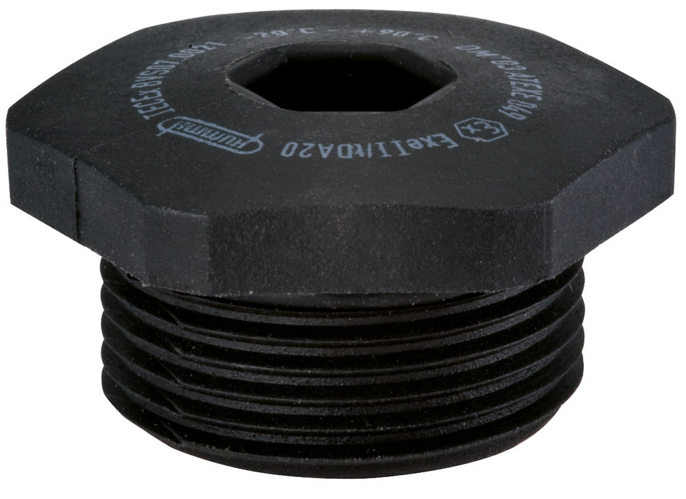 V-Ex M12 Polyamide Sealing Plug Black - 1297120150 [5 Pieces]