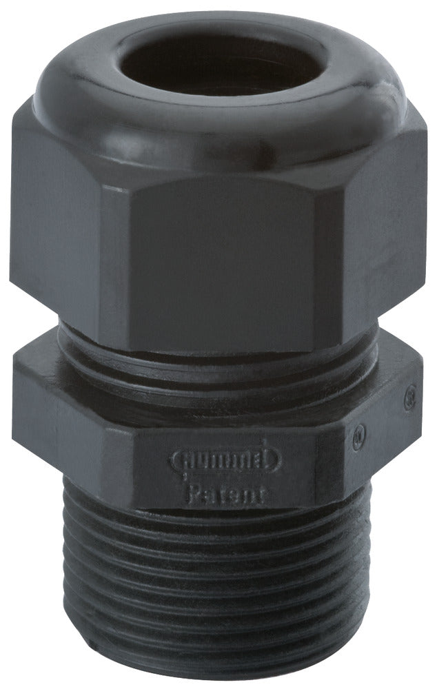 Long Thread Cable Gland PG 13.5 Black Polyamide - 1209130160 [5 Pieces]