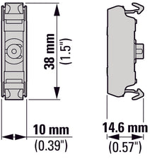 RGB LED Indicator Module Front Mount 24VDC - 180800