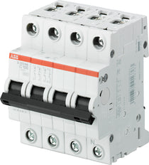 ABB S203 3P+N 80A C-Curve Circuit Breaker 6kA - 2CDS253103R0804