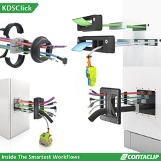 CONTA-CLIP KDS Cable Gland Sealing Insert 5-6mm Black - 28525.4 [10 Pieces]