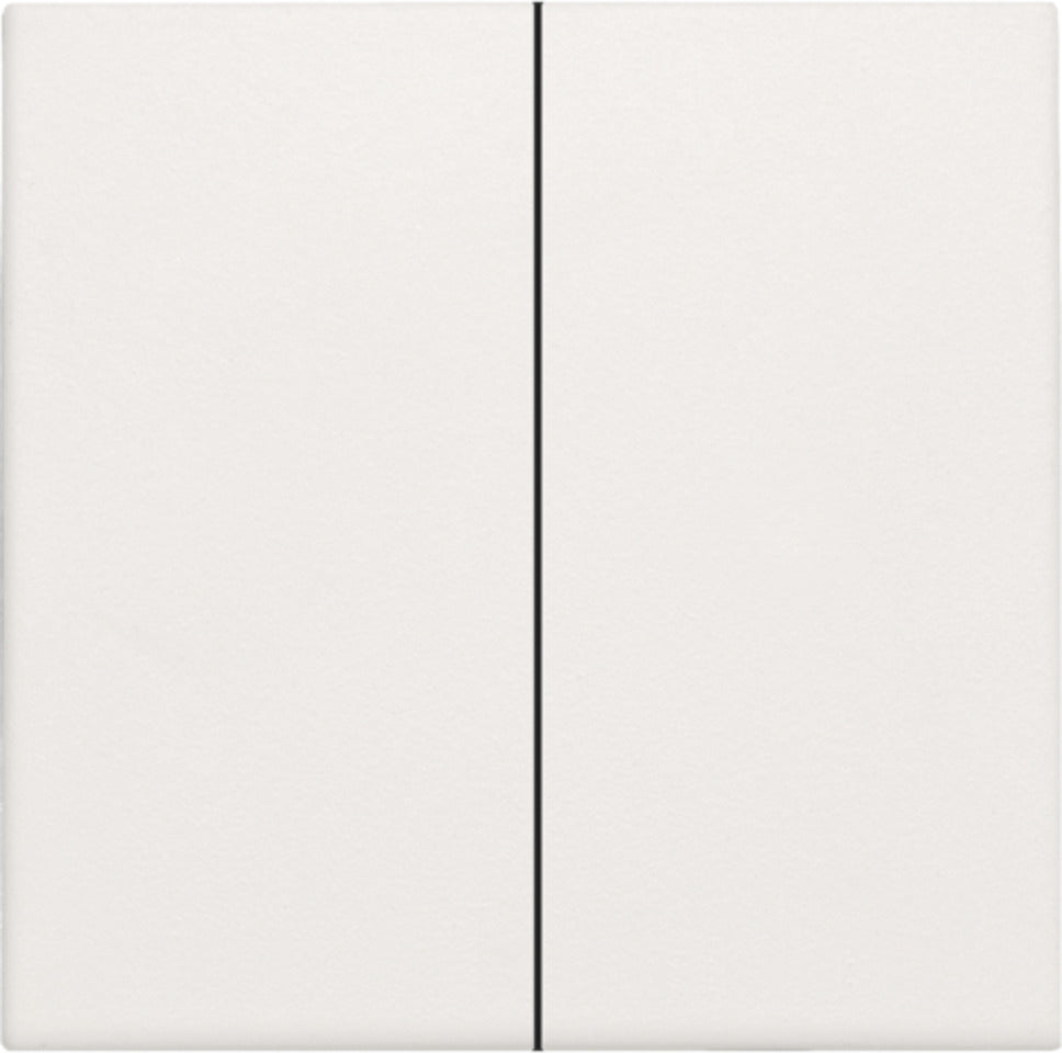 Double Electronic Switch Finishing Set White - 101-31004 [2 Pieces]