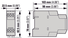 Eaton ETR4-51-A Star Delta Timer Relay 24-240V AC/DC - 031884