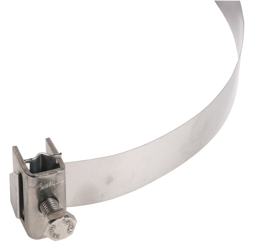DEHN Stainless Steel Pipe Clamp 25mm For 50-300mm Pipes - 106323