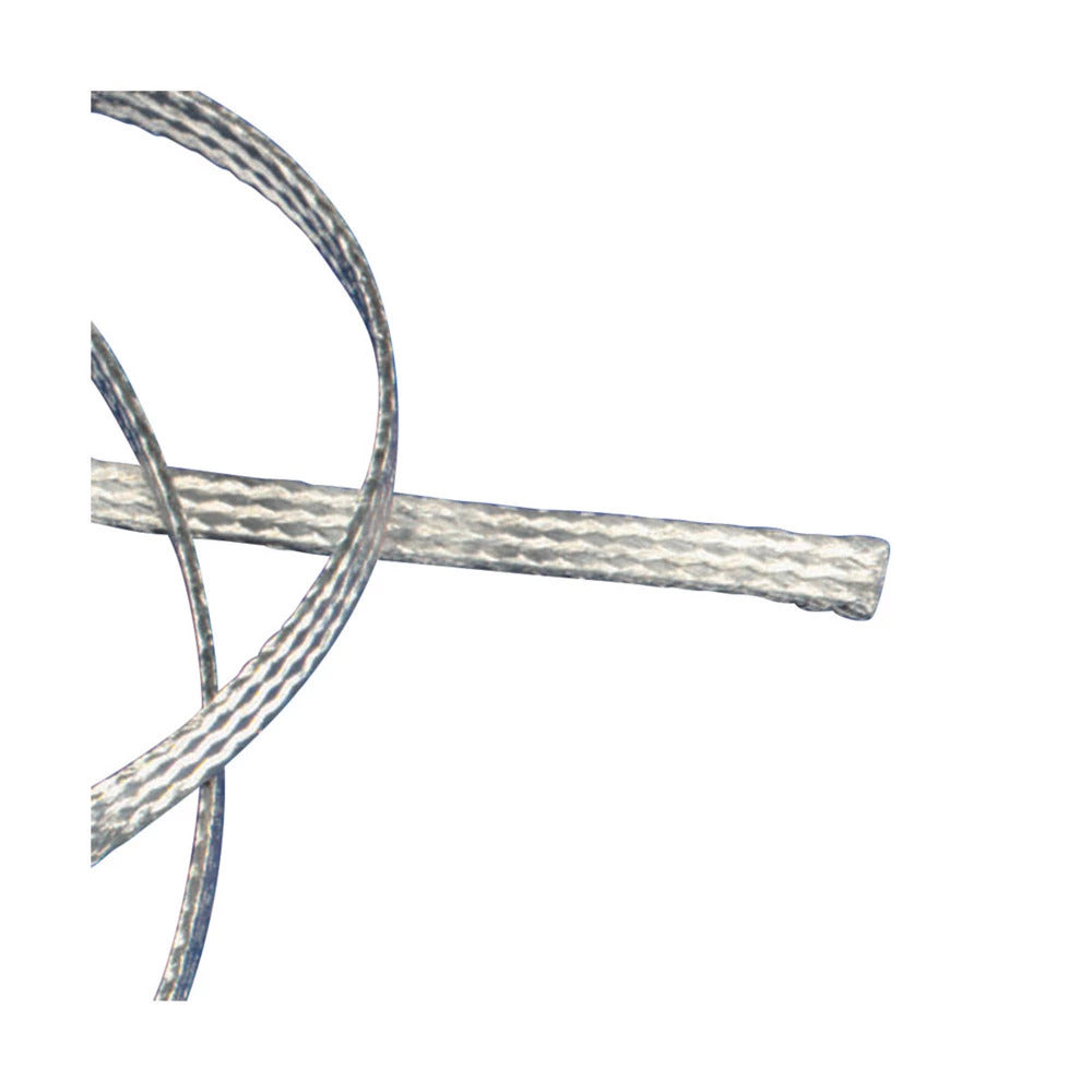 Tinned Copper Flat Grounding Braid 5mm² 25m - 557210 [25 Meters]