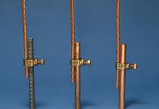 Bronze Ground Rod Clamp 12.5mm For 50mm² Conductor - 158260