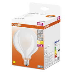 OSRAM LED Globe E27 11W 2700K Dimmable Glass Bulb - 4058075112131