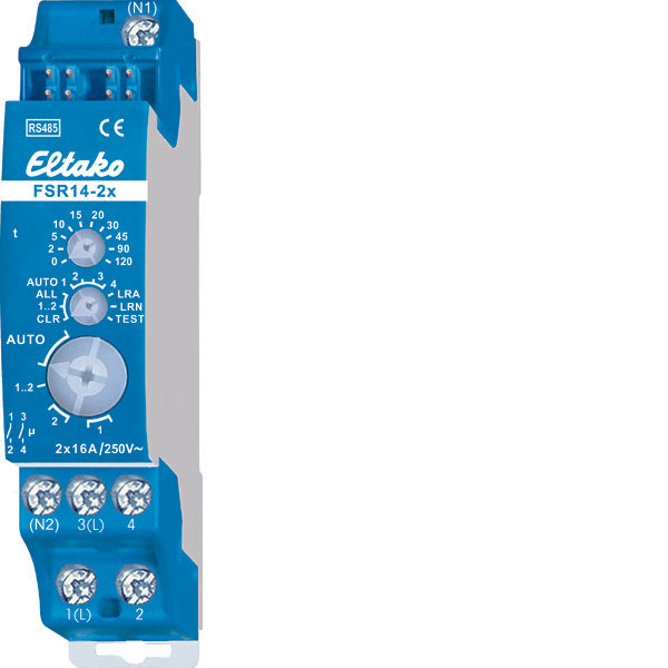 Eltako FSR14 Dual Channel DIN Rail Bus Switching Actuator - 30014002