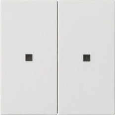 Gira System 55 Dual Rocker Switch Blank Control Window - 536927