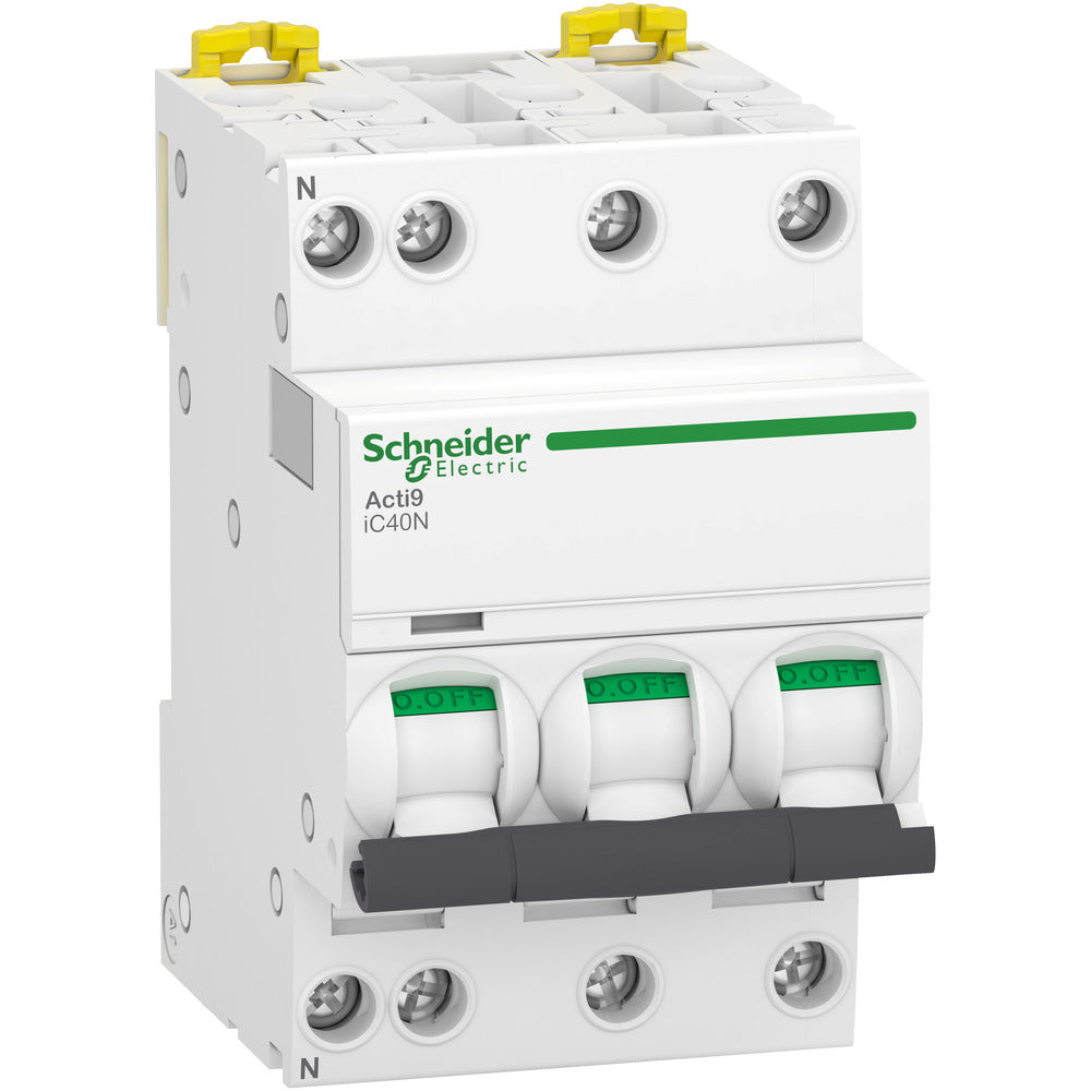 Schneider Acti9 iC40N 3P+N C25A Circuit Breaker - A9P54725