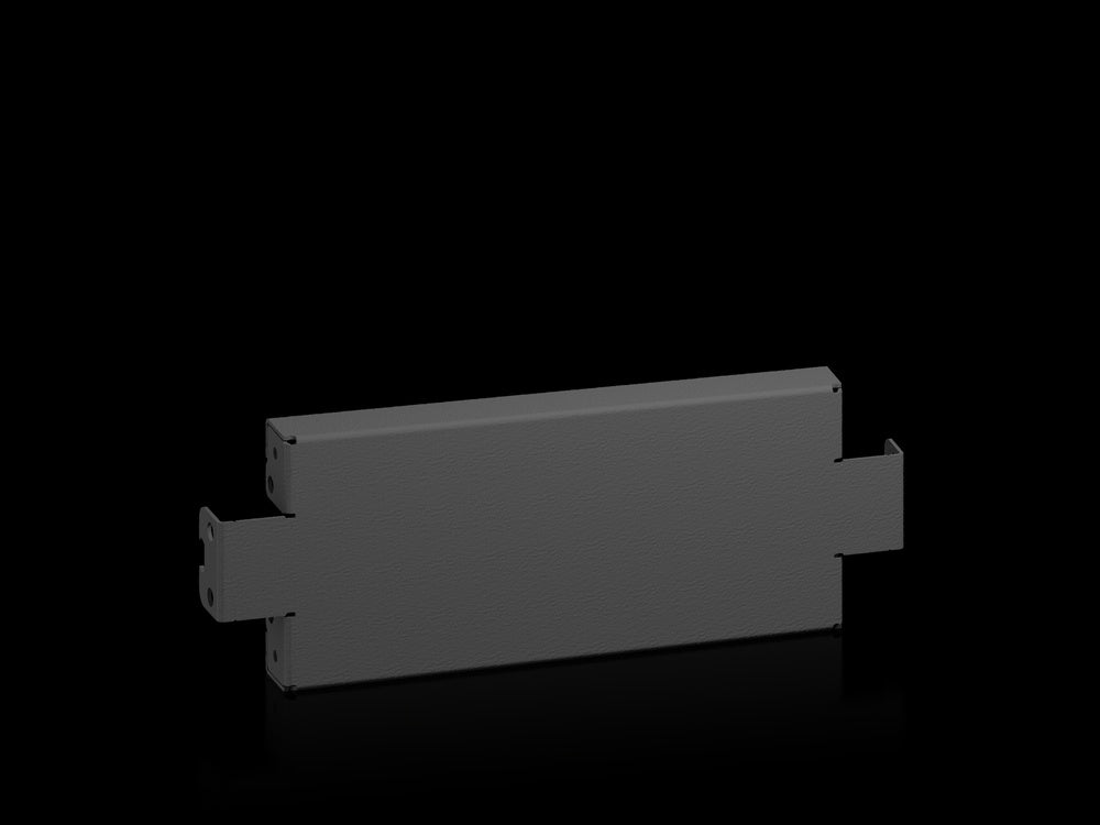 Rittal AX Side Plinth Panels 400x100mm Black - 2820410